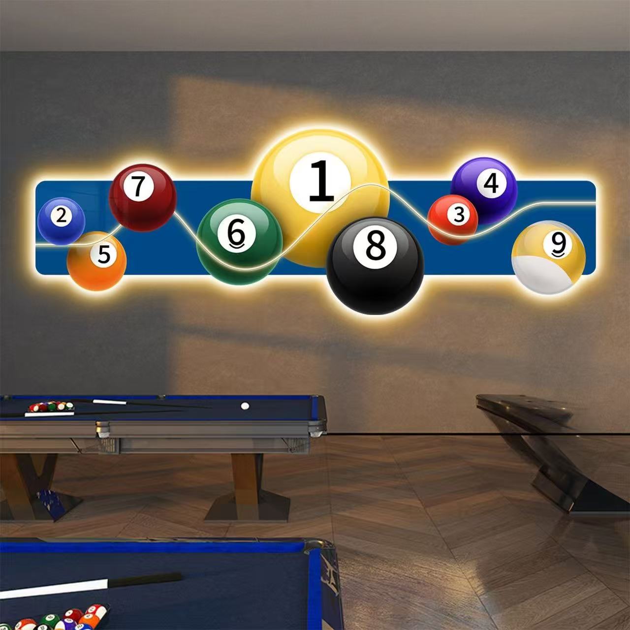 Светодиодная светящаяся картин – обзор и цена Hall Table Tennis